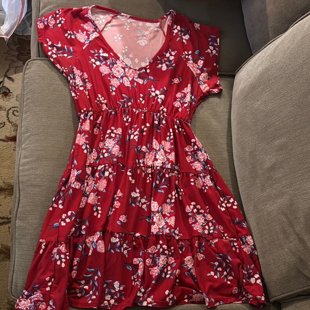 No Boundaries Floral Print Dress